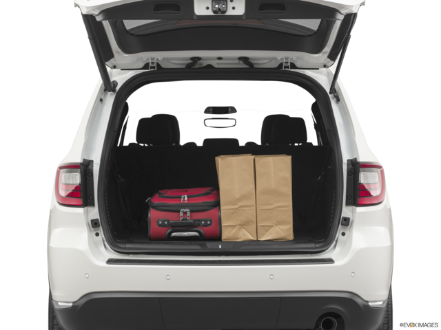 2022 dodge durango cargo area with stuff