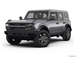 2022 ford bronco angled front