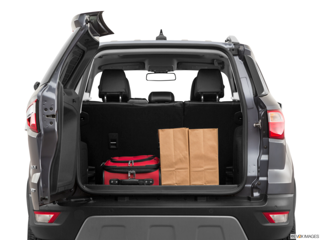 2022 ford ecosport cargo area with stuff