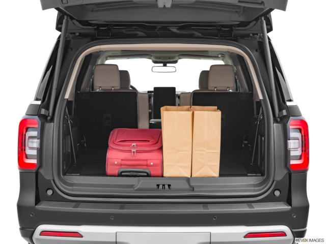 2022 ford expedition cargo area with stuff