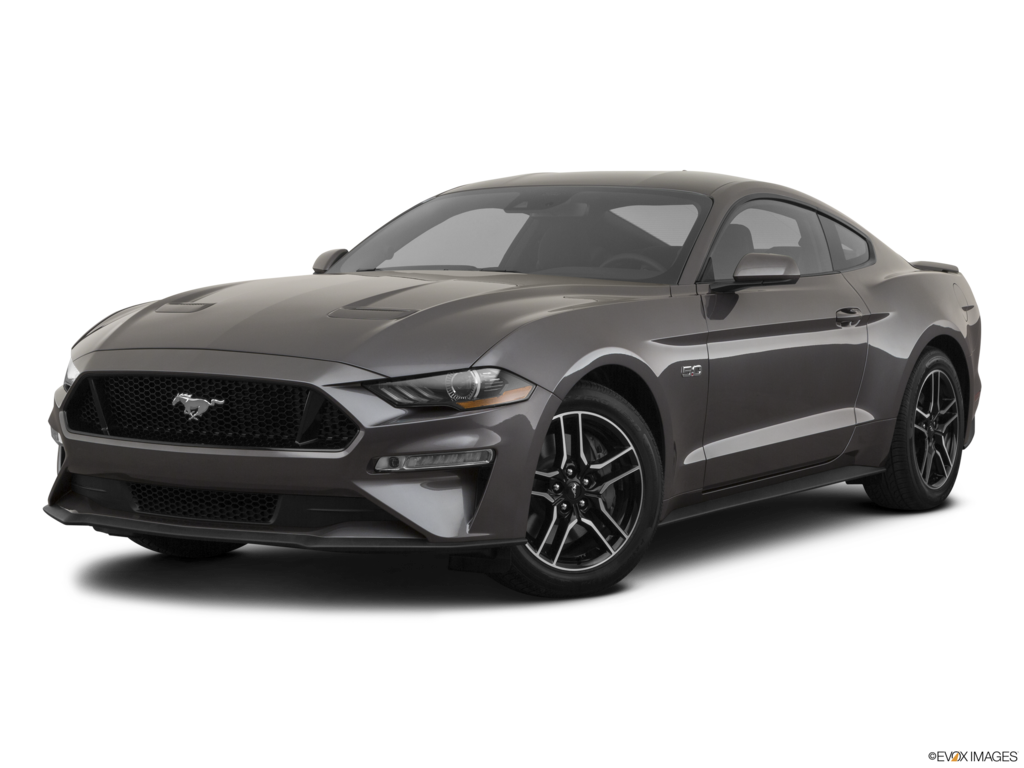 2022 ford mustang angled front