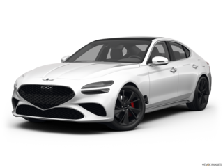 2022 genesis g70 angled front