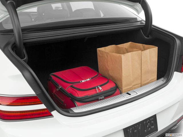 2022 genesis g90 cargo area with stuff