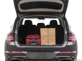 2022 genesis gv80 cargo area with stuff