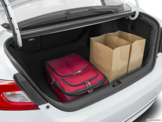 2022 honda accord cargo area with stuff