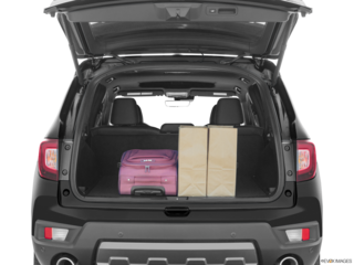 2022 honda passport cargo area with stuff