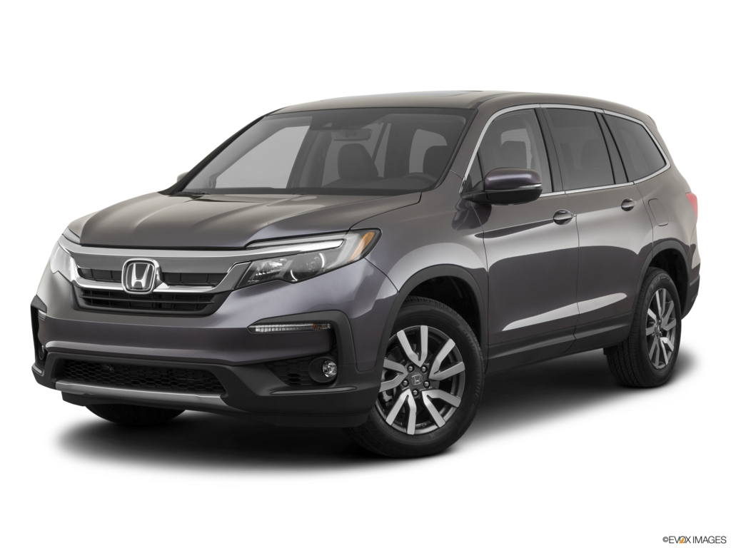 2022 honda pilot angled front