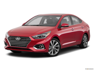 2022 hyundai accent angled front