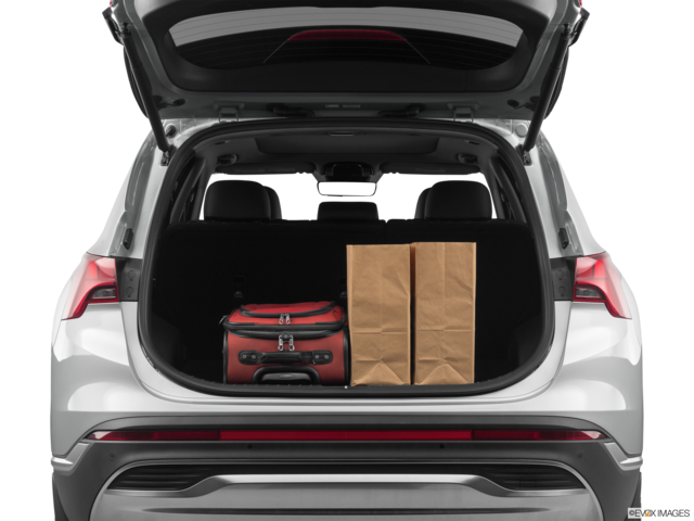 2022 hyundai santa-fe-hybrid cargo area with stuff