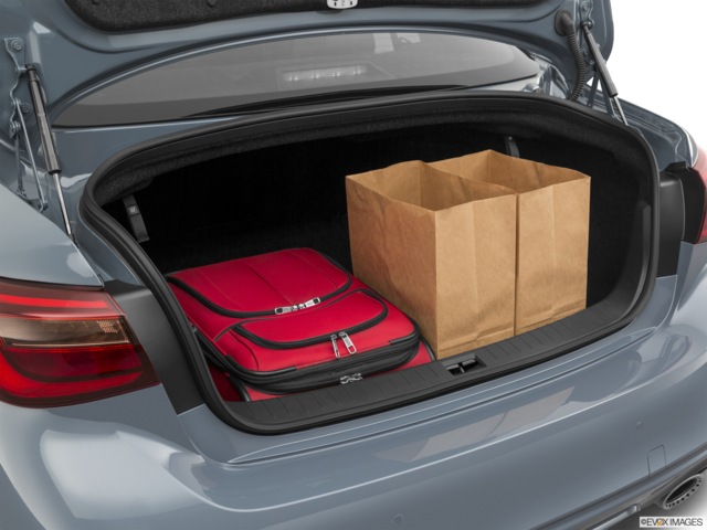 2022 infiniti q50 cargo area with stuff