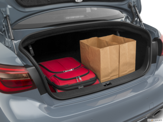 2022 infiniti q50 cargo area with stuff