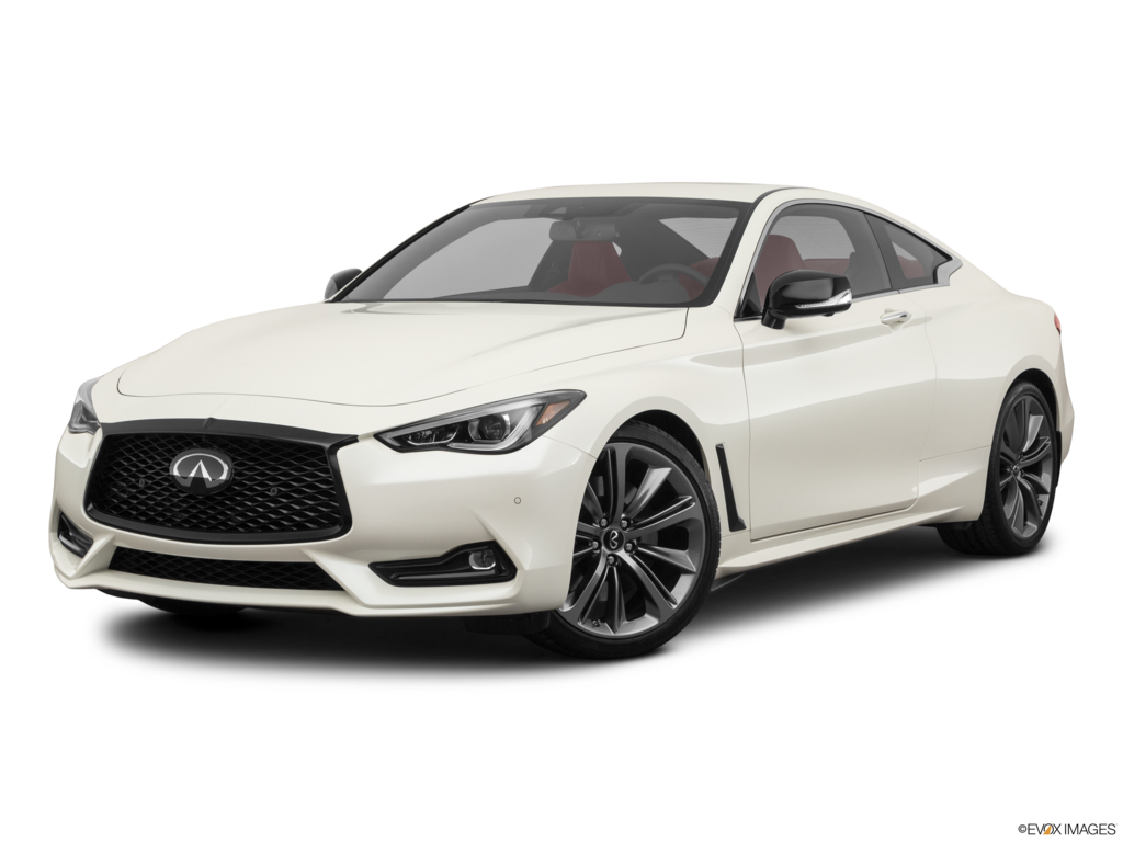 2022 infiniti q60 angled front