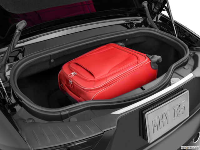 2022 jaguar f-type cargo area with stuff