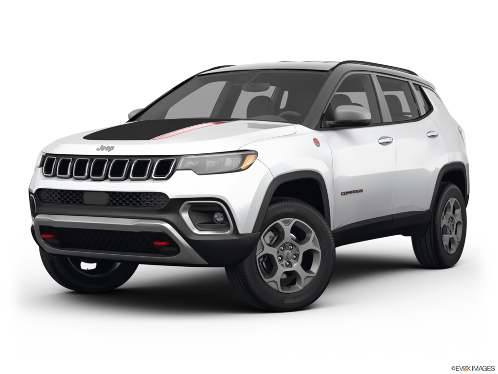 2022 jeep compass angled front