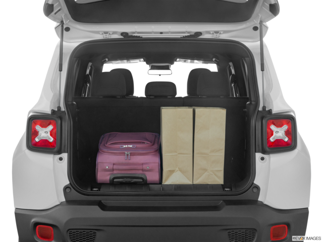 2022 jeep renegade cargo area with stuff