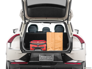 2022 kia ev6 cargo area with stuff