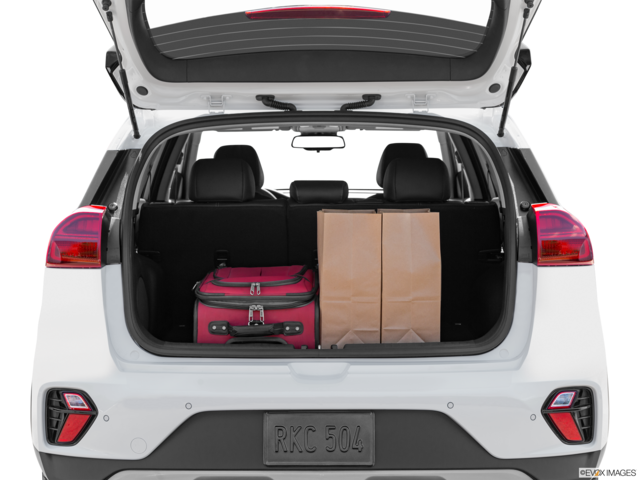 2022 kia niro cargo area with stuff