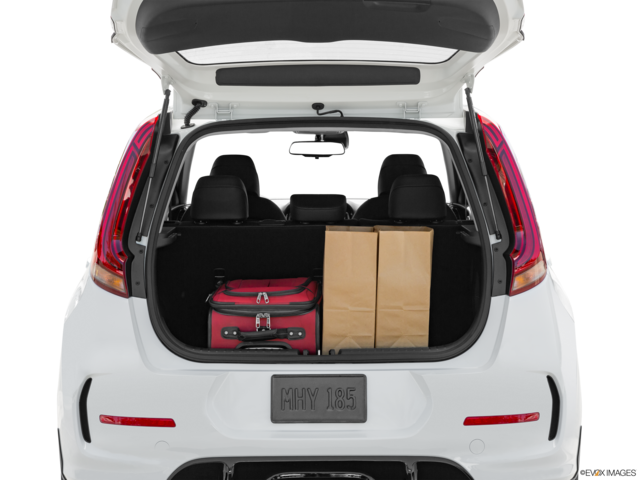 2022 kia soul cargo area with stuff