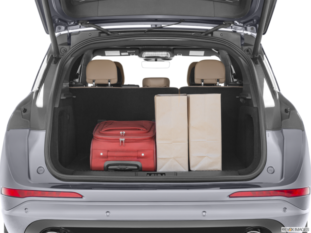 2022 lincoln corsair cargo area with stuff