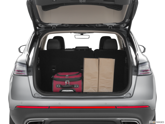 2022 lincoln nautilus cargo area with stuff