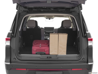 2022 lincoln navigator cargo area with stuff