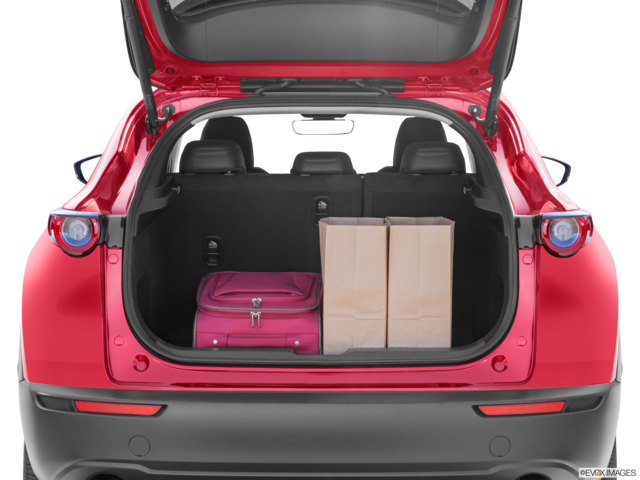 2022 mazda cx-30 cargo area with stuff