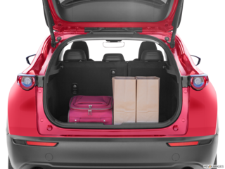 2022 mazda cx-30 cargo area with stuff