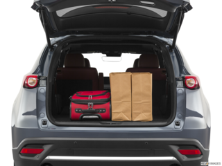 2022 mazda cx-9 cargo area with stuff