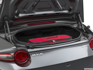 2022 mazda mx-5-miata cargo area with stuff