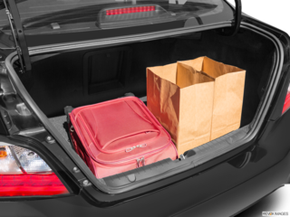 2022 mitsubishi mirage-g4 cargo area with stuff