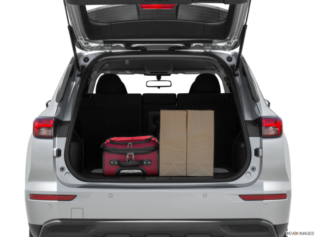 2022 mitsubishi outlander cargo area with stuff