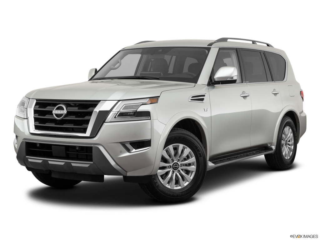 2022 nissan armada angled front