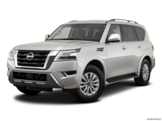 2022 nissan armada angled front