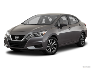 2022 nissan versa angled front