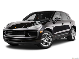 2022 porsche macan angled front