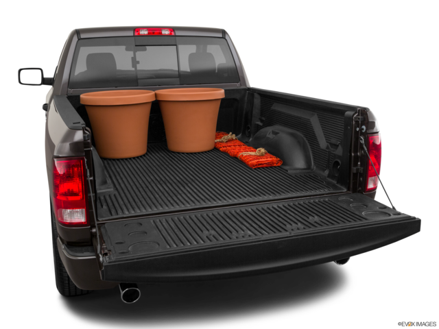 2022 ram 1500-classic cargo area with stuff