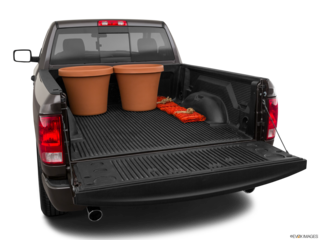 2022 ram 1500-classic cargo area with stuff