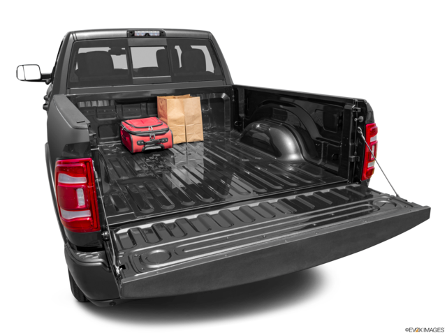 2022 ram 2500 cargo area with stuff