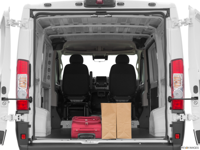 2022 ram promaster-3500 cargo area with stuff