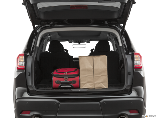 2022 subaru ascent cargo area with stuff