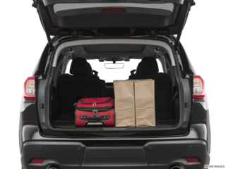 2022 subaru ascent cargo area with stuff