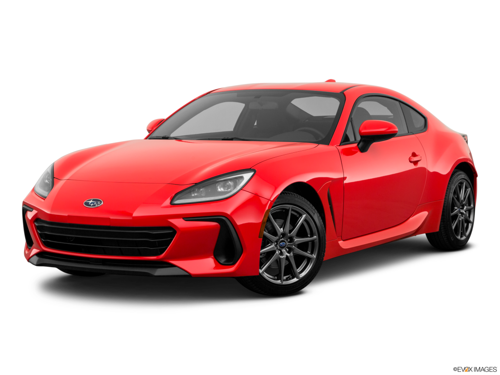 2022 subaru brz angled front