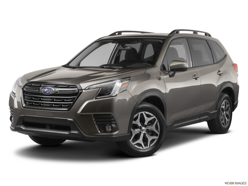 2022 subaru forester angled front