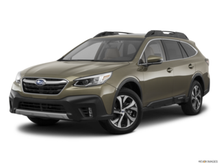 2022 subaru outback angled front