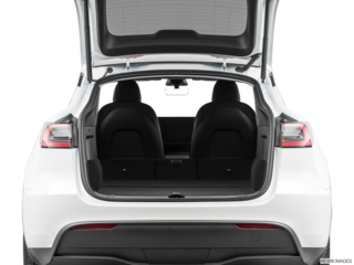 2022 tesla model-y cargo area empty