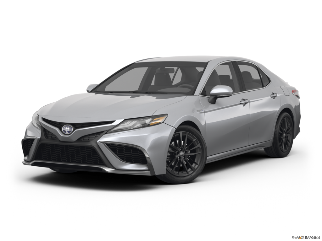 2022 toyota camry-hybrid angled front