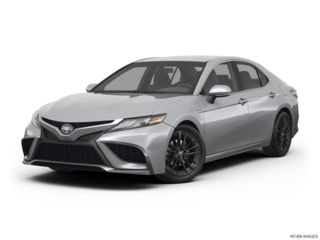 2022 toyota camry-hybrid angled front