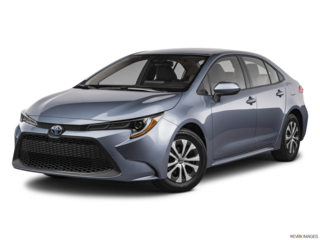 2022 toyota corolla-hybrid angled front