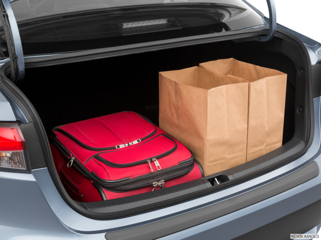 2022 toyota corolla cargo area with stuff