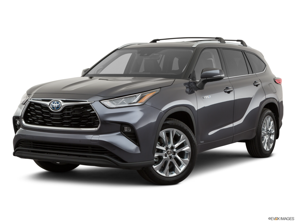 2022 toyota highlander-hybrid angled front
